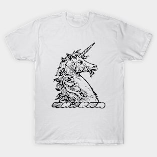 Vintage Heraldic Unicorn T-Shirt